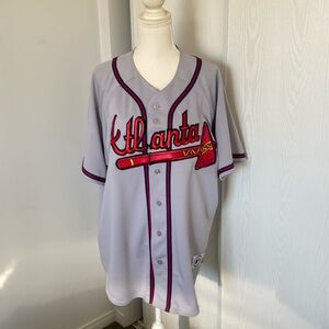 Majestic Gray and Red Men's Jersey